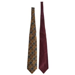 Valentino Set Of 2 Silk Ties